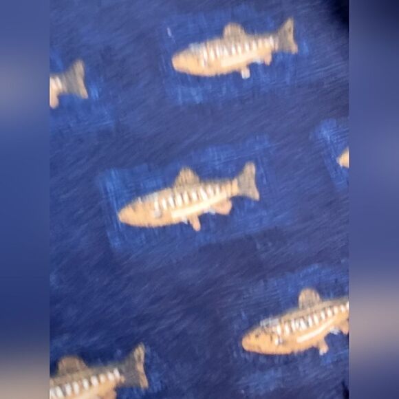 Woolrich Spotted Trout Fish Pocket Long Sleeve Button Down Shirt Men XL - Picture 4 of 12